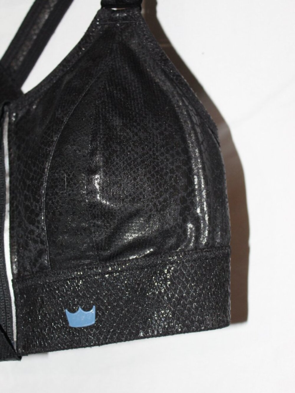 SHEFIT Black Snakeskin Ultimate High Impact Sports Bra - Picture 3 of 9